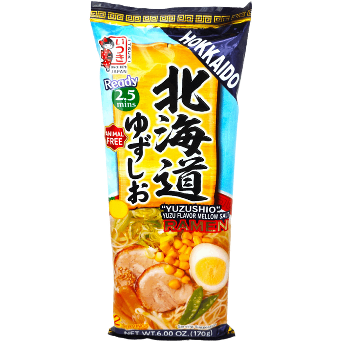五木 - 北海道ラーメン ゆず風味 まろやかな塩味 170g