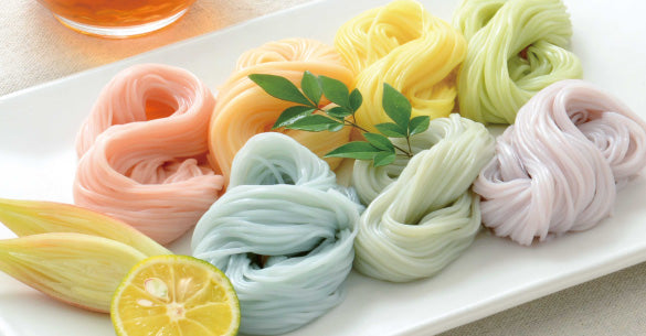 Miwa Somen Konishi - Nouilles aux couleurs de Arc-en-ciel 7x50g
