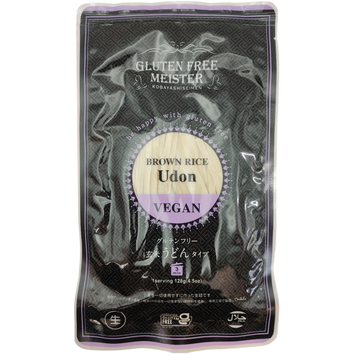 Kobayashi Seimen - Fideos Udon Sin Gluten de Arroz Integral 128g