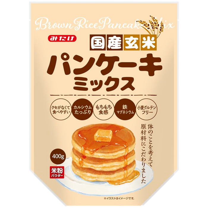 Mitake - Pancakes de arroz integral Kokusan 400g