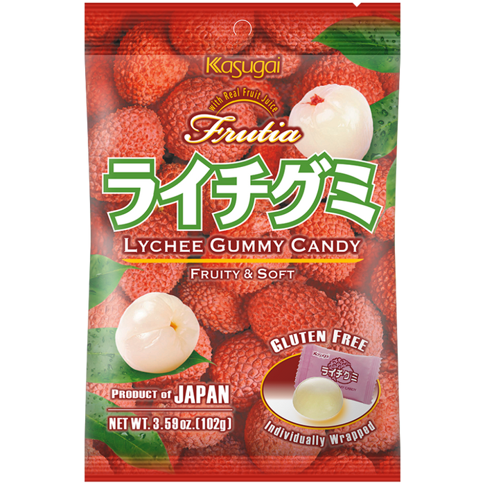 Kasugai - Geleebonbons mit Litschigeschmack 102g