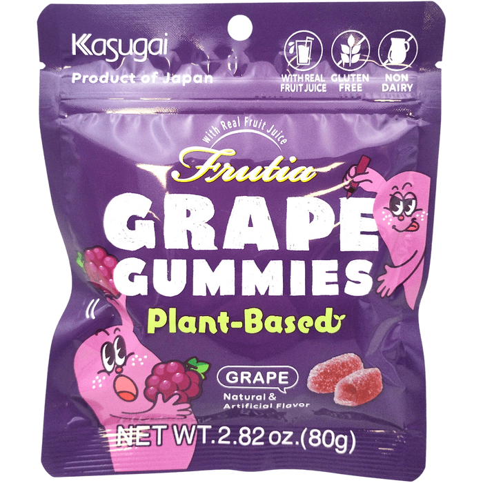 Kasugai - Gummies de uva veganas 80g