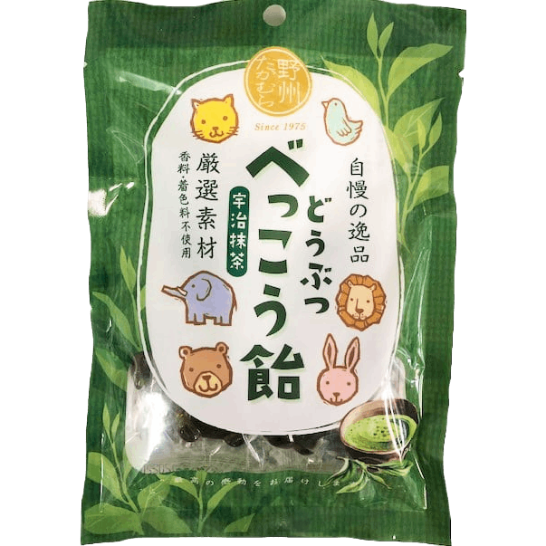 Yasu Takamura - Bonbon Bekko aux animaux Saveur matcha 50g