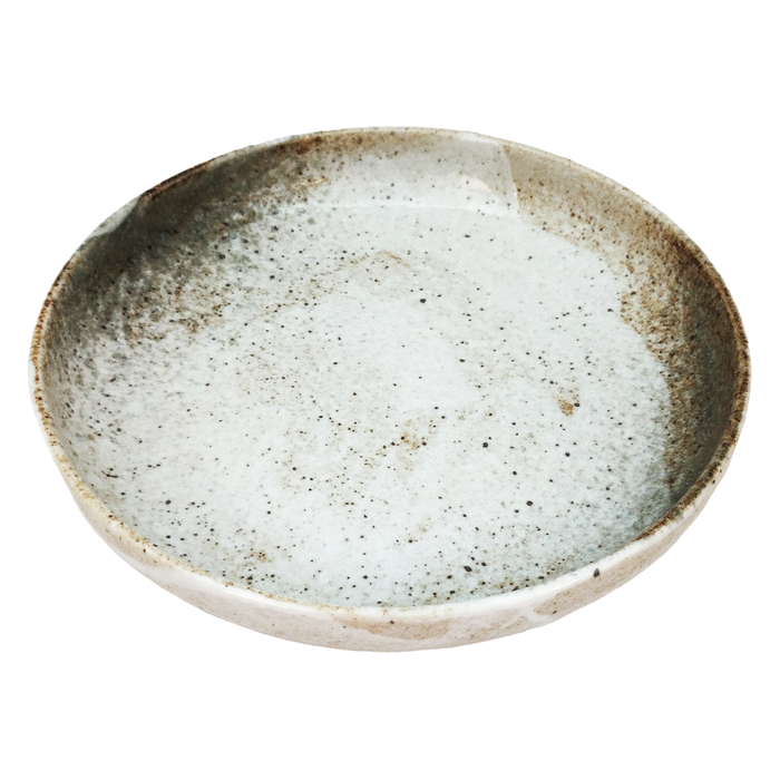 Plato de pasta de porcelana Yuki Shino 21.9 x 4.8 cm