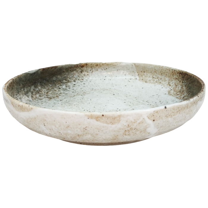 Plato de pasta de porcelana Yuki Shino 21.9 x 4.8 cm