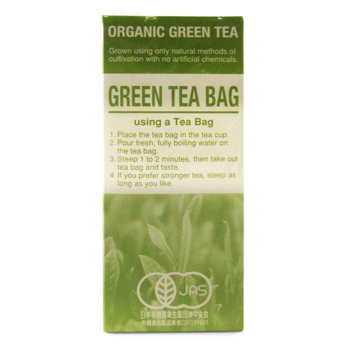Hamasa Shoten - Té verde orgánico Sencha en 20x2.20g Sachet