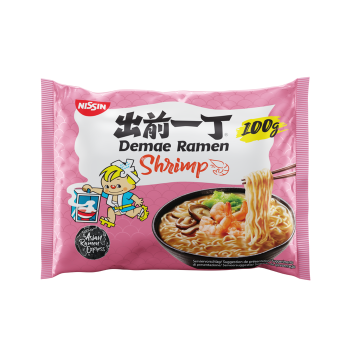 Nissin - Demae Ramen Shrimp Noodles 100g/500ml